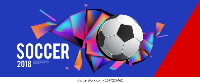 
soccer 2018 background banner and poster
