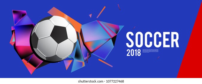 
soccer 2018 background banner and poster