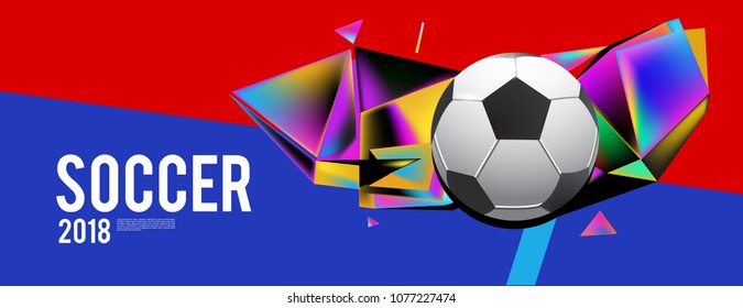 
soccer 2018 background banner and poster