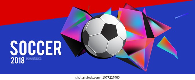 
soccer 2018 background banner and poster