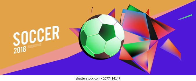 soccer 2018 world championship cup background banner and poster