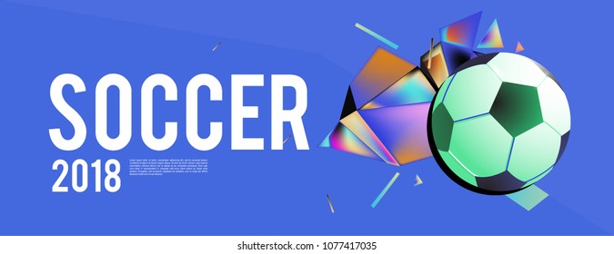 soccer 2018 world championship cup background banner and poster
