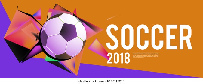 soccer 2018 world championship cup background banner and poster