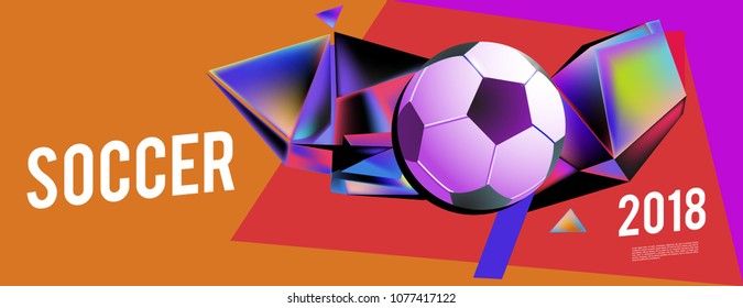 soccer 2018 world championship cup background banner and poster