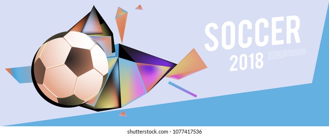 soccer 2018 world championship cup background banner and poster