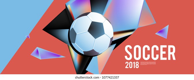 soccer 2018 world championship cup background banner and poster