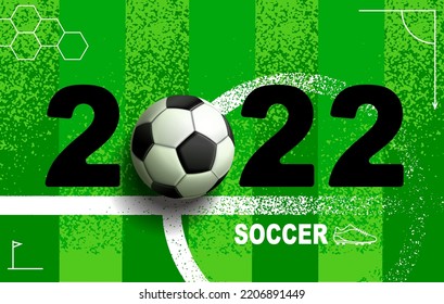 soccer 2022, celebration , football sport , green concept background