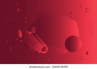 Soccer abstract background design template