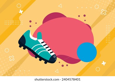 Soccer abstract background design template