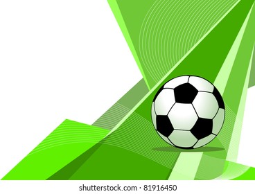 Soccer, abstract design