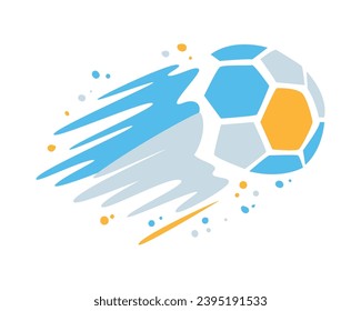 soccer argentina league illustration design