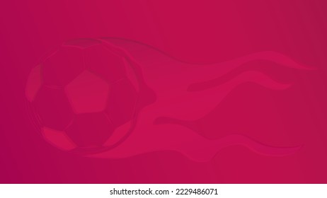 fondo de fútbol con ilustración de bola. adecuado para banner y fondo COMPETITION. 