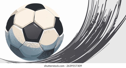 Soccer background leather soccer ball. Soccer balls or football ball.