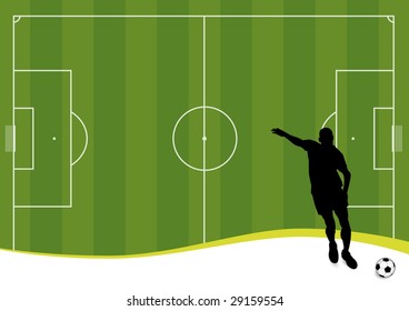 Soccer background (vector)