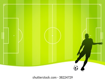 Soccer background (vector)