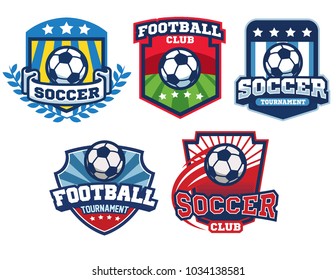 Soccer Badge Design Collection