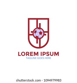 soccer badge logo. icon. vector illustration