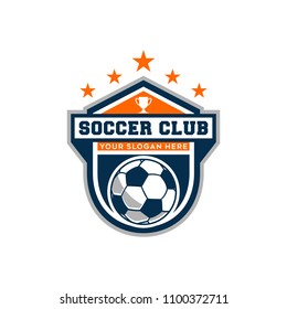 soccer badge logo vector art