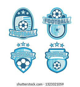 soccer badges logo set