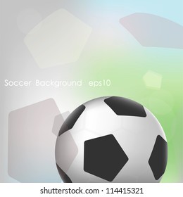 Soccer ball. 10 eps vector illustration.