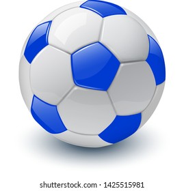 soccer ball 3D vector illustration