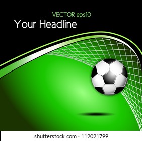 Soccer ball background