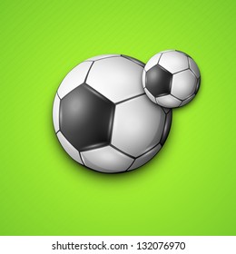 Fondo de la pelota de fútbol.