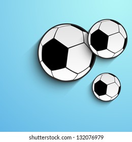 Soccer Ball Background.