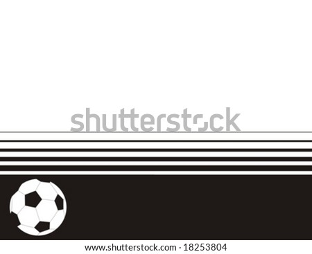 soccer ball background with copyspace