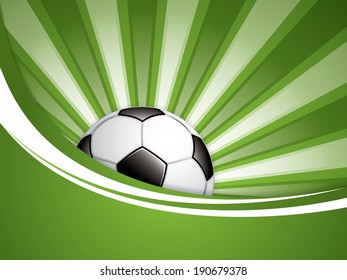 Soccer ball background, vector