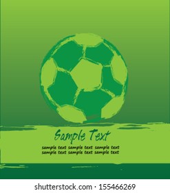 Soccer ball background, vector illustration