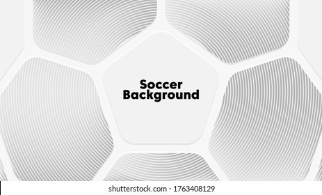 Soccer ball background. Vector illustration. 