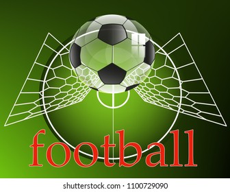 Soccer ball banner