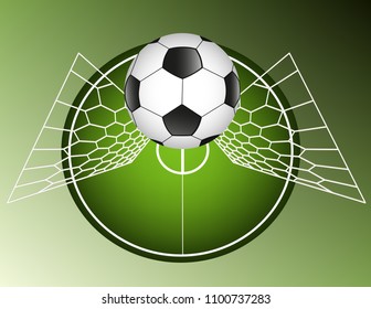 Soccer ball banner