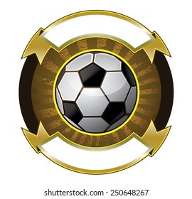 Soccer ball banner