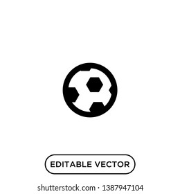 soccer ball black symbol icon designs illustration logo sign
