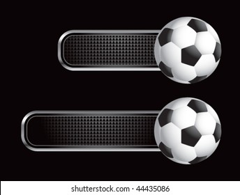 soccer ball black tabs