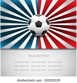 Soccer ball card