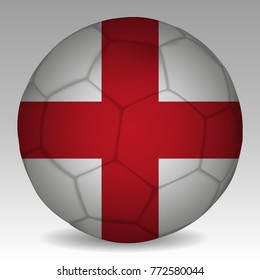 Soccer ball in the colors of the uruguay flag. Vector illustration EPS 10.