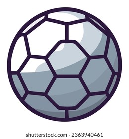 Diseño de balón de fútbol sobre blanco