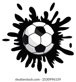 Soccer Ball Design silhouette, Football Design with name tag box