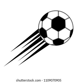 Soccer ball with effect icon