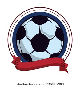 Soccer ball emblem