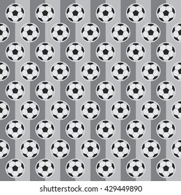 Soccer ball with soccer field pattern background