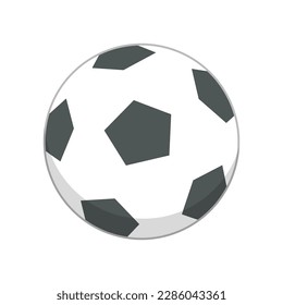 soccer ball flat design style with good quality