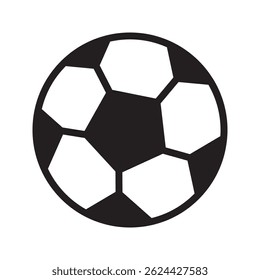 Soccer ball or soccer flat icon for sports apps and websites. soccer site icon. soccer game icon