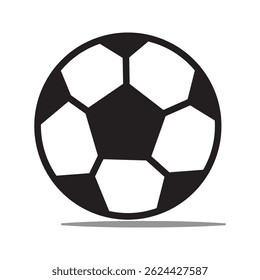 Soccer ball or soccer flat icon for sports apps and websites. soccer site icon. soccer game icon