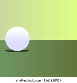 Soccer ball flat illustration with gradient colour. Man playing football.