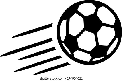 Soccer Ball Flying 