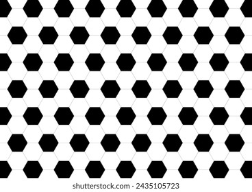 Soccer Ball or Football Background. Football championship. Soccer Banner Template for Poster. Vector Illustration. 